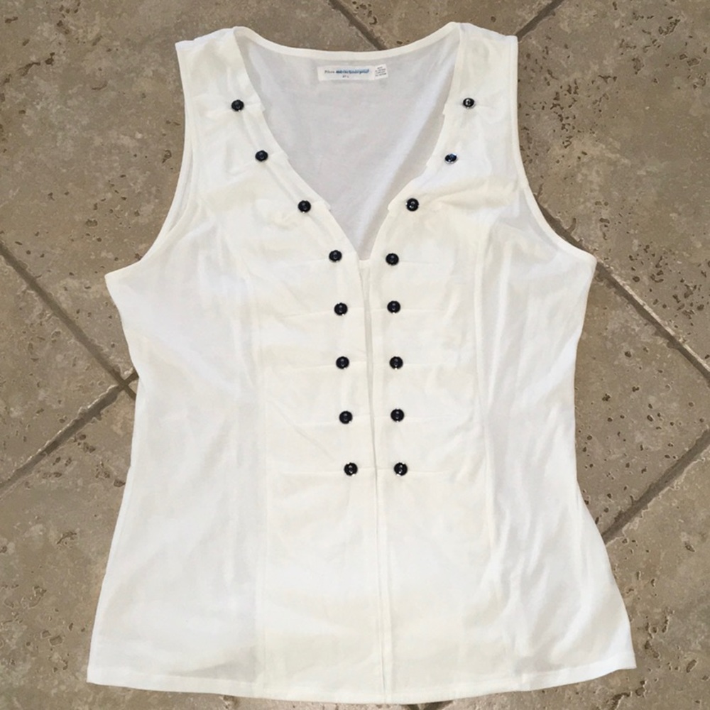 Anthropologie Pilcro and the Letterpress White Tank